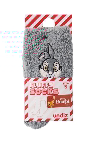 $Chaussettes Pan-Pan Bambi Disney - Gris clair - Undiz