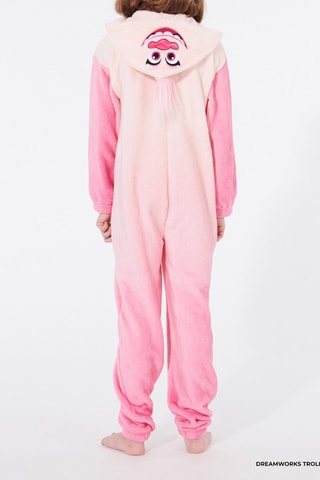 $Combinaison de pyjama à capuche Les Trolls Kidtrolliz - Rose - Undiz