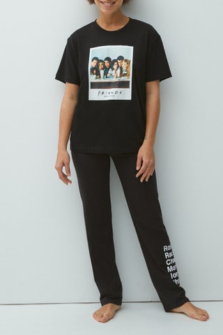 $Pyjama Allfiendiz en coton biologique - Noir - Undiz