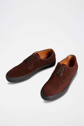 $Derbys en nubuck Kantens - Marron