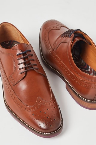 $Derbys en cuir Cadde - Marron