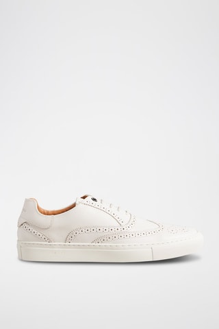 $Richelieus en cuir Dentton - Blanc