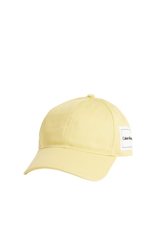 $Casquette en coton biologique Jaune