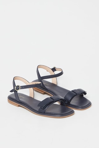 $Sandales en cuir Yaleapp - Bleu marine