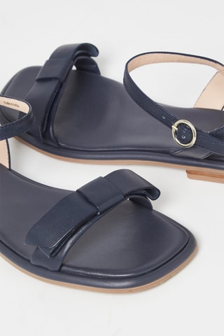 $Sandales en cuir Yaleapp - Bleu marine