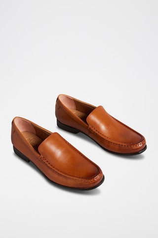 $Mocassins en cuir Labi - Camel