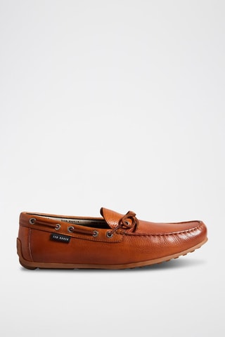 $Mocassins en cuir Kenneyp - Camel