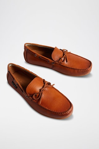 $Mocassins en cuir Kenneyp - Camel