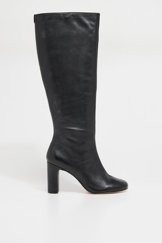 $Cuissardes en cuir - Noir