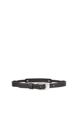 $Ceinture en cuir - Noir