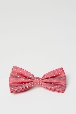 $Nœud papillon en soie Rouge