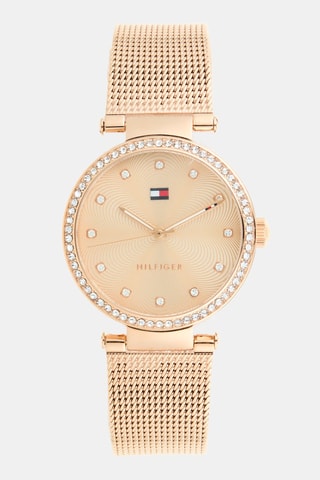 $Montre à quartz en acier - Doré rose