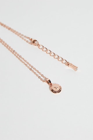 $Collier Enamel - Doré rose