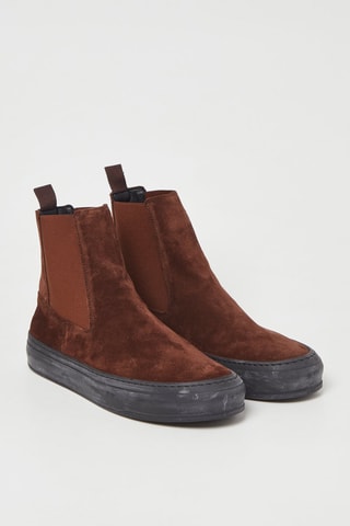 $Boots Chelsea en nubuck Stefens - Marron