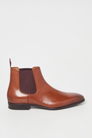 $Boots Chelsea en cuir Marson - Camel