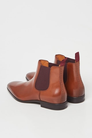 $Boots Chelsea en cuir Marson - Camel
