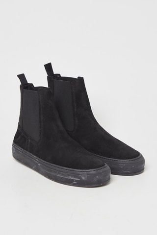 $Boots Chelsea en nubuck Stefens - Noir