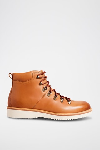 $Boots en cuir Liykere - Camel