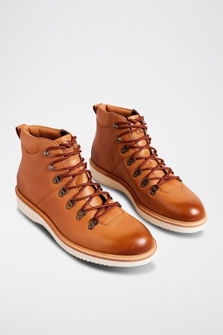$Boots en cuir Liykere - Camel