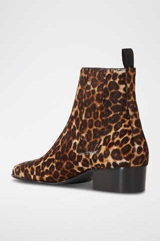 $Bottines Chelsea en cuir - Marron