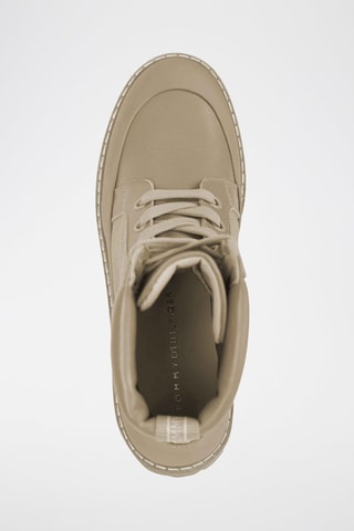 $Bottines en cuir Beige