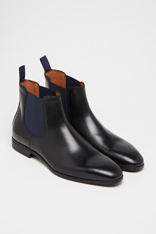 $Bottines Chelsea en cuir Marson - Noir