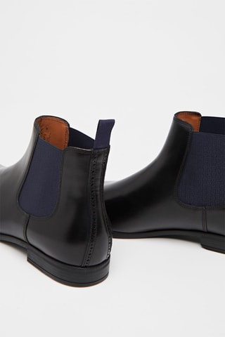 $Bottines Chelsea en cuir Marson - Noir