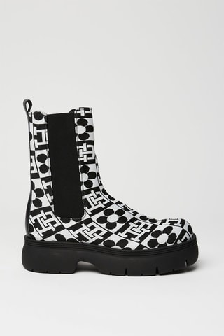 $Bottines x Richard Quinn - Noir et blanc