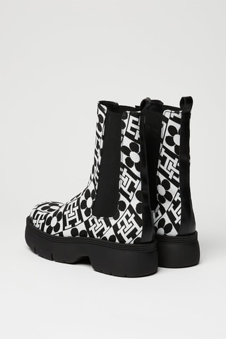 $Bottines x Richard Quinn - Noir et blanc