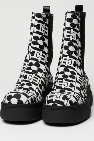 $Bottines x Richard Quinn - Noir et blanc