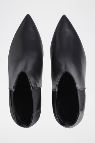 $Bottines Chelsea en cuir Noir