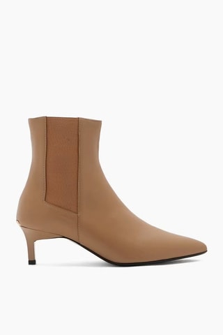 $Bottines Chelsea en nubuck Camel