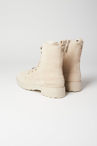 $Bottines en nubuck Beige