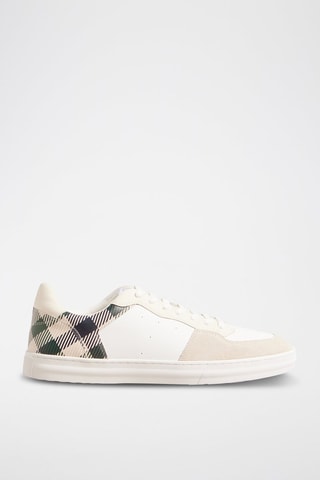 $Baskets en cuir Barkerg - Blanc