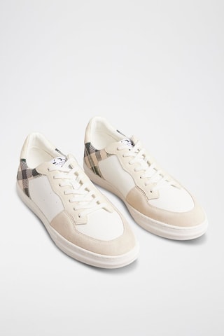 $Baskets en cuir Barkerg - Blanc