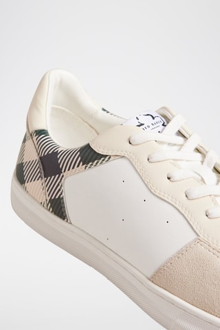 $Baskets en cuir Barkerg - Blanc
