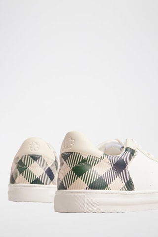 $Baskets en cuir Barkerg - Blanc