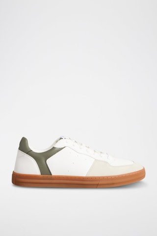 $Baskets en cuir Barkerl - Vert foncé