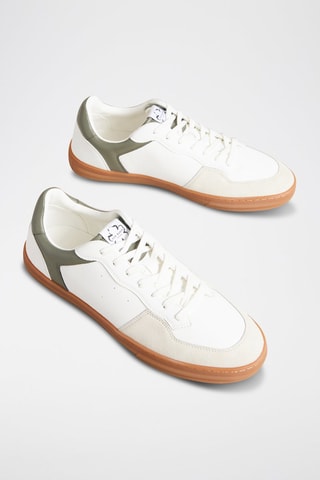 $Baskets en cuir Barkerl - Vert foncé