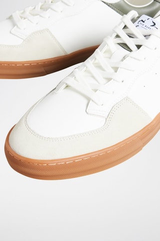 $Baskets en cuir Barkerl - Vert foncé
