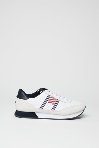 $Baskets en cuir Blanc