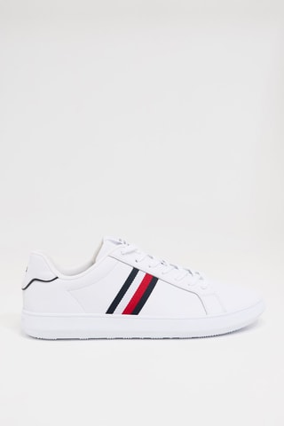 $Baskets en cuir - Blanc