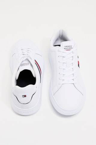 $Baskets en cuir - Blanc