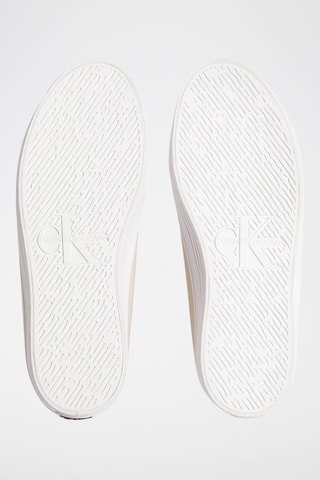 $Baskets fourrées en cuir Beige