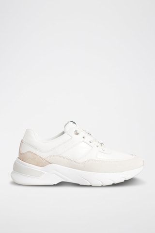 $Baskets en cuir - Blanc