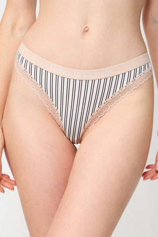 $String Beige et blanc