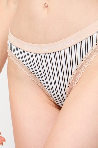 $String Beige et blanc