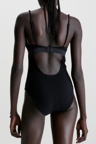 $Maillot 1 pièce Noir