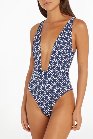 $Maillot 1 pièce Bleu marine