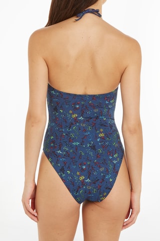 $Maillot 1 pièce Bleu canard